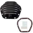 Haytalras Rear Aluminum Differential Cover For Dana 60 10-Bolt w/Gasket & Drain Plug Black