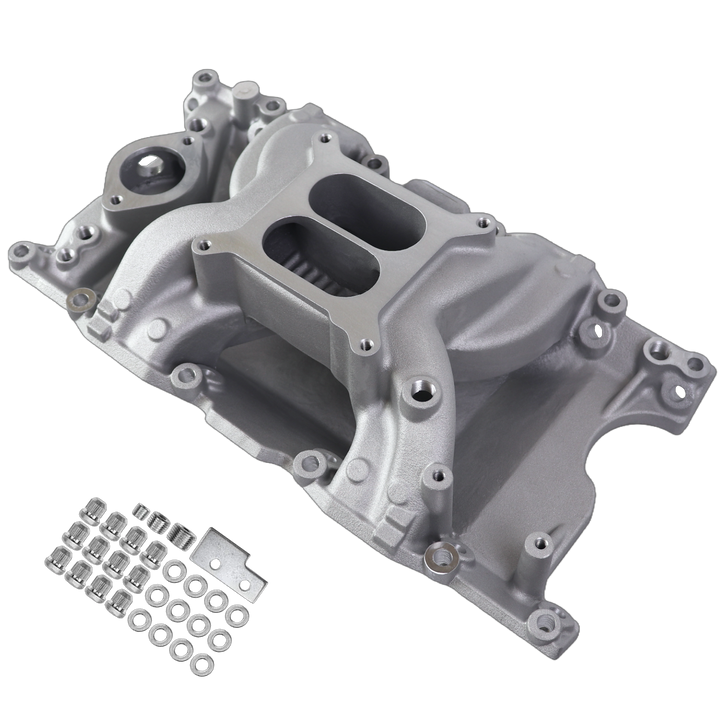 Haytalras Air Gap Intake Manifold for Dodge Challenger Chrysler Small Bloc318 340 360 V8