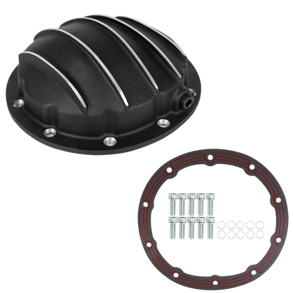 Haytalras Black Aluminum Differential Cover Chevy 10-Bolt Camaro Chevelle Nova El Camino - product image 1