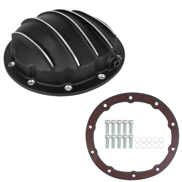 Haytalras Black Aluminum Differential Cover Chevy 10-Bolt Camaro Chevelle Nova El Camino - product image 1