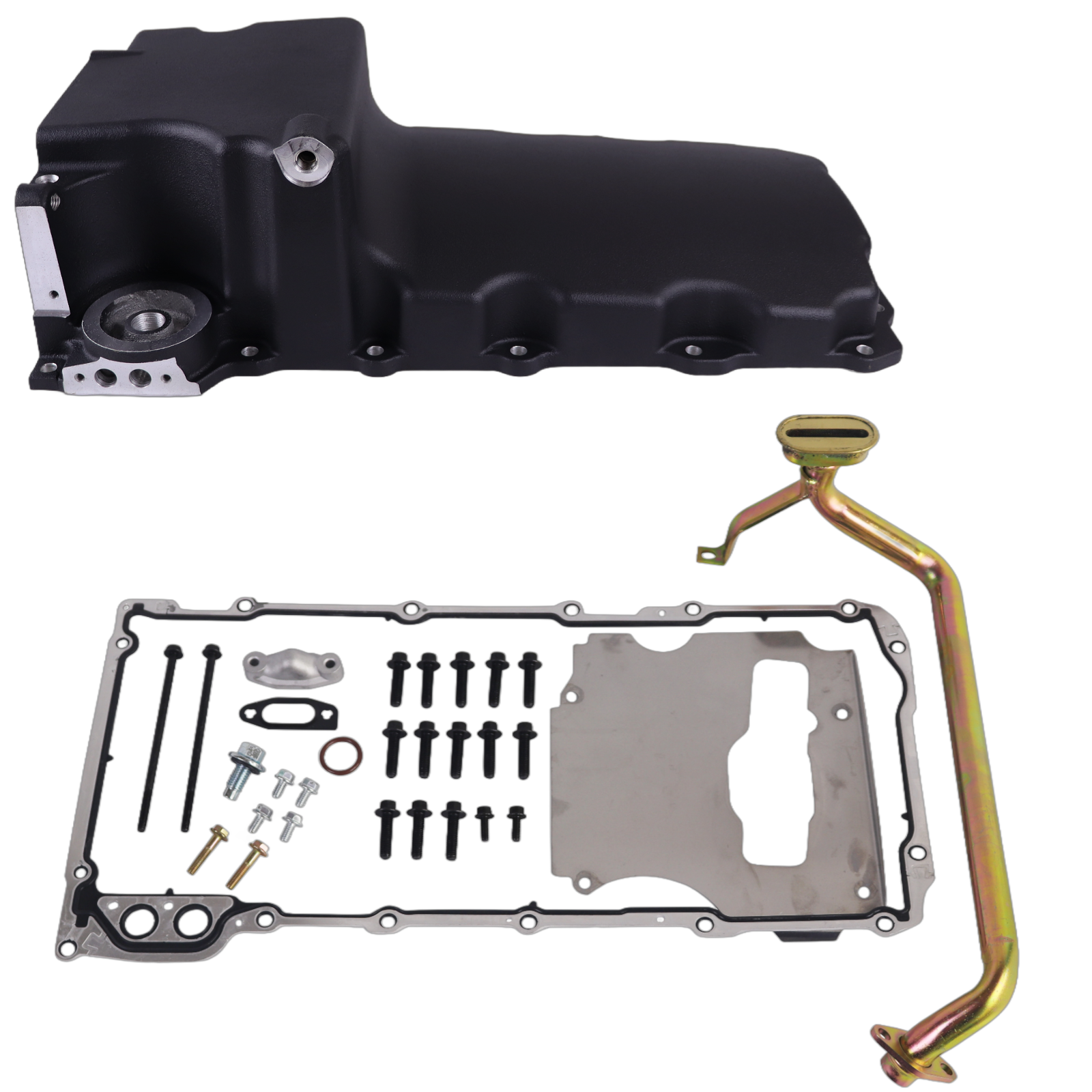 Haytalras LS Swap Retrofit Low Profile Oil Pan Kit for GM LS1 LS2 LS3 Engine 55-87 302-1 Black - product image 1