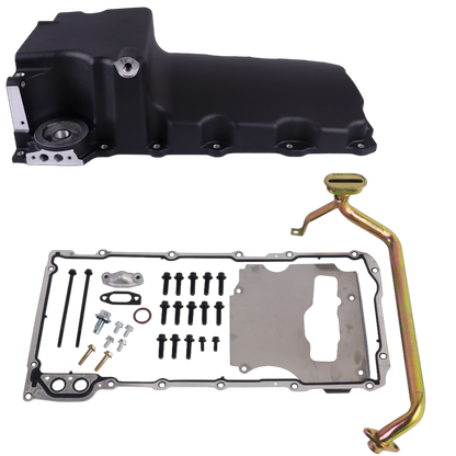 Haytalras LS Swap Retrofit Low Profile Oil Pan Kit for GM LS1 LS2 LS3 Engine 55-87 302-1 Black - product image 1