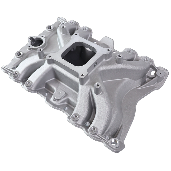 Haytalras Low Rise Single Plane Intake Manifold For Oldsmobile 400 425 455 V8 Model Silver