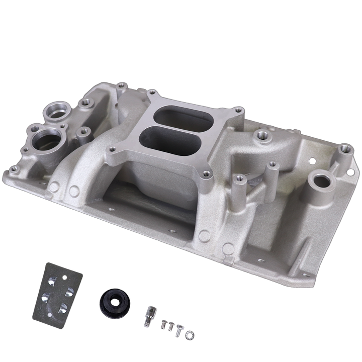 Haytalras Small Block Air-Gap Dual Plane Intake Manifold for AMC Jeep V8 GAS 304 360 401