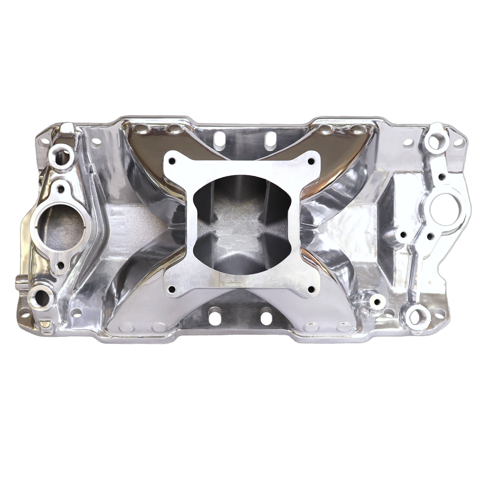 Haytalras 2031 Chevy SBC High-Rise Single Plane Square Bore Intake Manifold 1957-1995 262-400