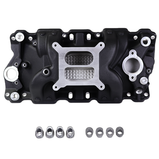 Haytalras 2021 Chevy SBC High-Rise Dual Plane Square Bore Intake Manifold 1955-1995 262-400 - view 7