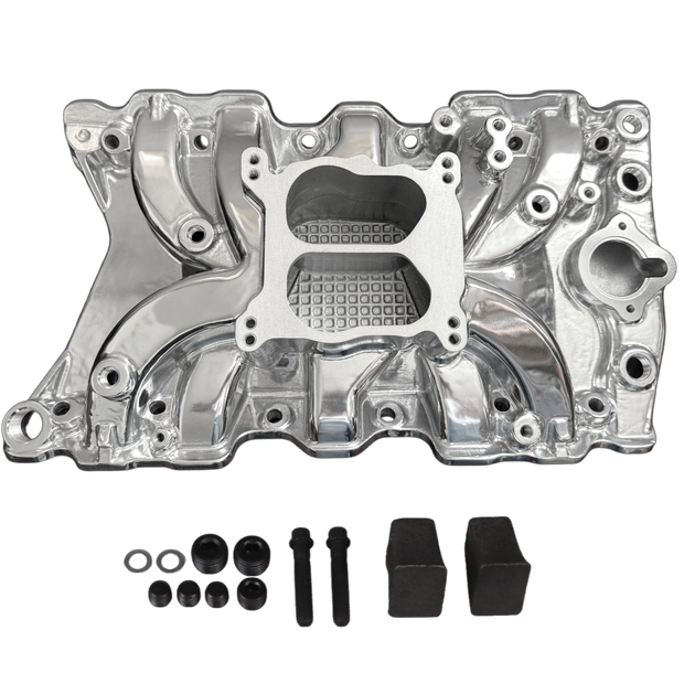 Haytalras 7111 Oldsmobile Small Block High-Rise Dual Plane Square/Spread Bore Intake Manifold 307 330 350 403