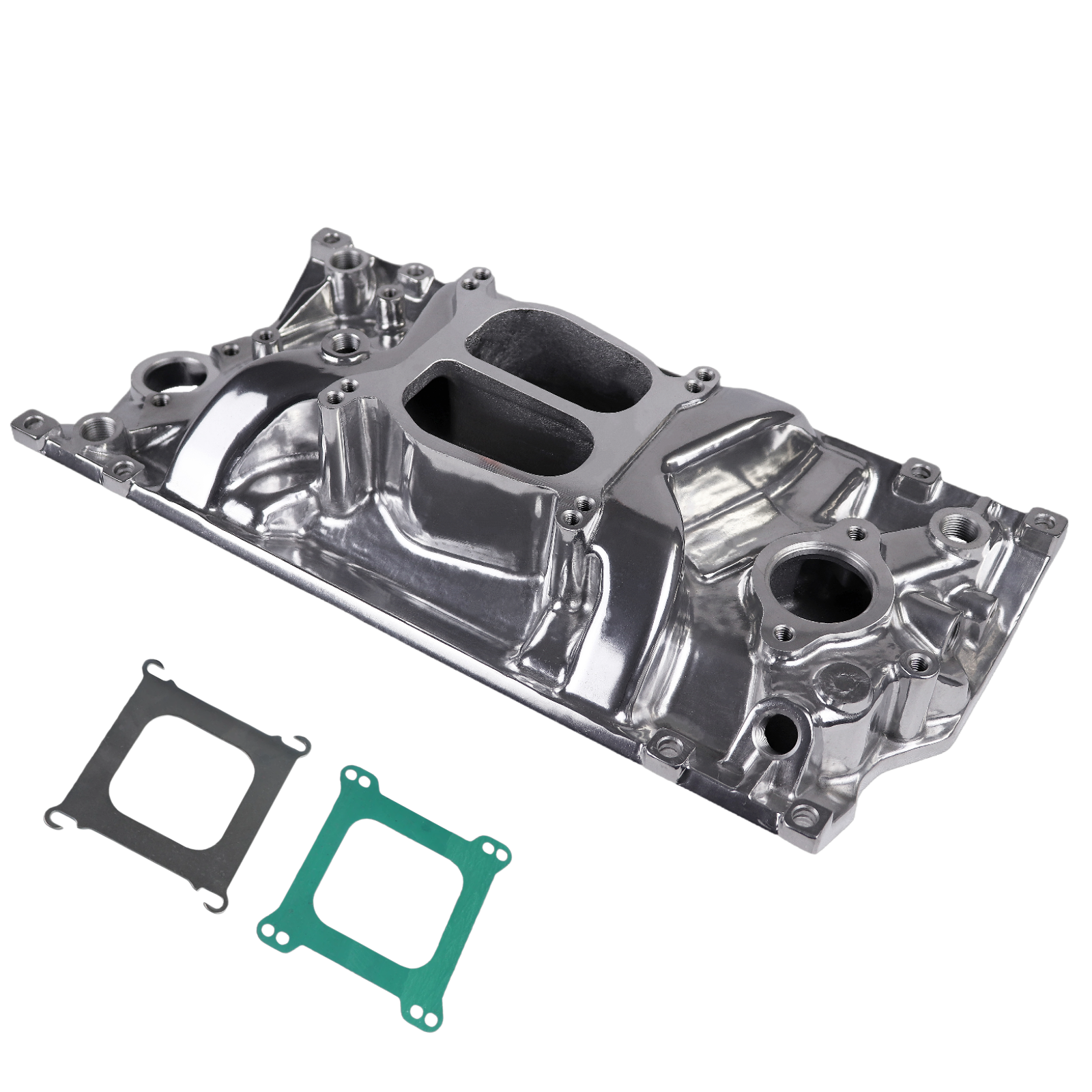 Haytalras 2007 Chevy SBC Vortec Dual Plane Spread Bore Intake Manifold 1996-2002 305 350