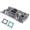 Haytalras 2007 Chevy SBC Vortec Dual Plane Spread Bore Intake Manifold 1996-2002 305 350