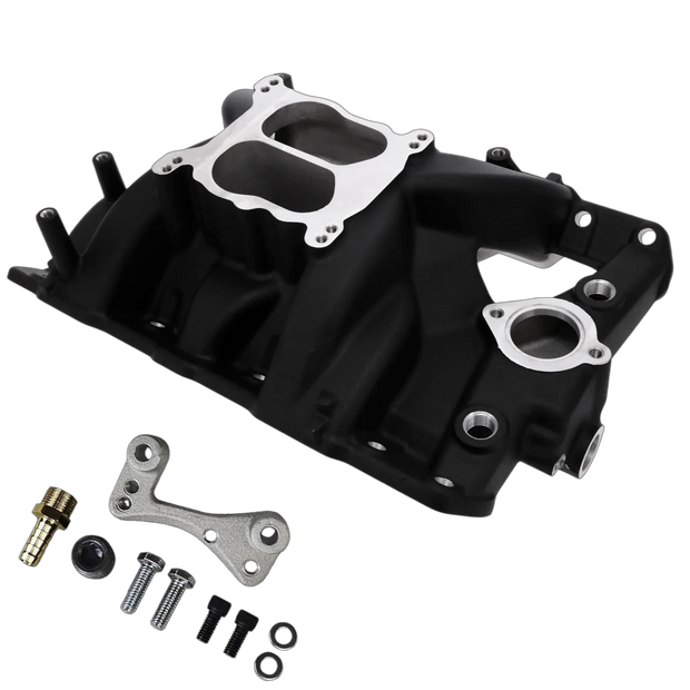 Haytalras 7156 Pontiac V8 High-Rise Dual Plane 4150 Intake Manifold 1965-1979 326 350 389 400 421 428 455
