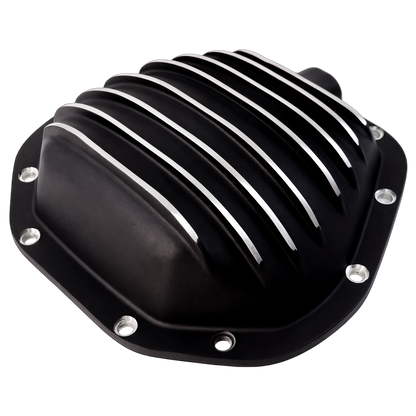 Haytalras Rear Aluminum Differential Cover For Dana 60 10-Bolt w/Gasket & Drain Plug Black - product image 3