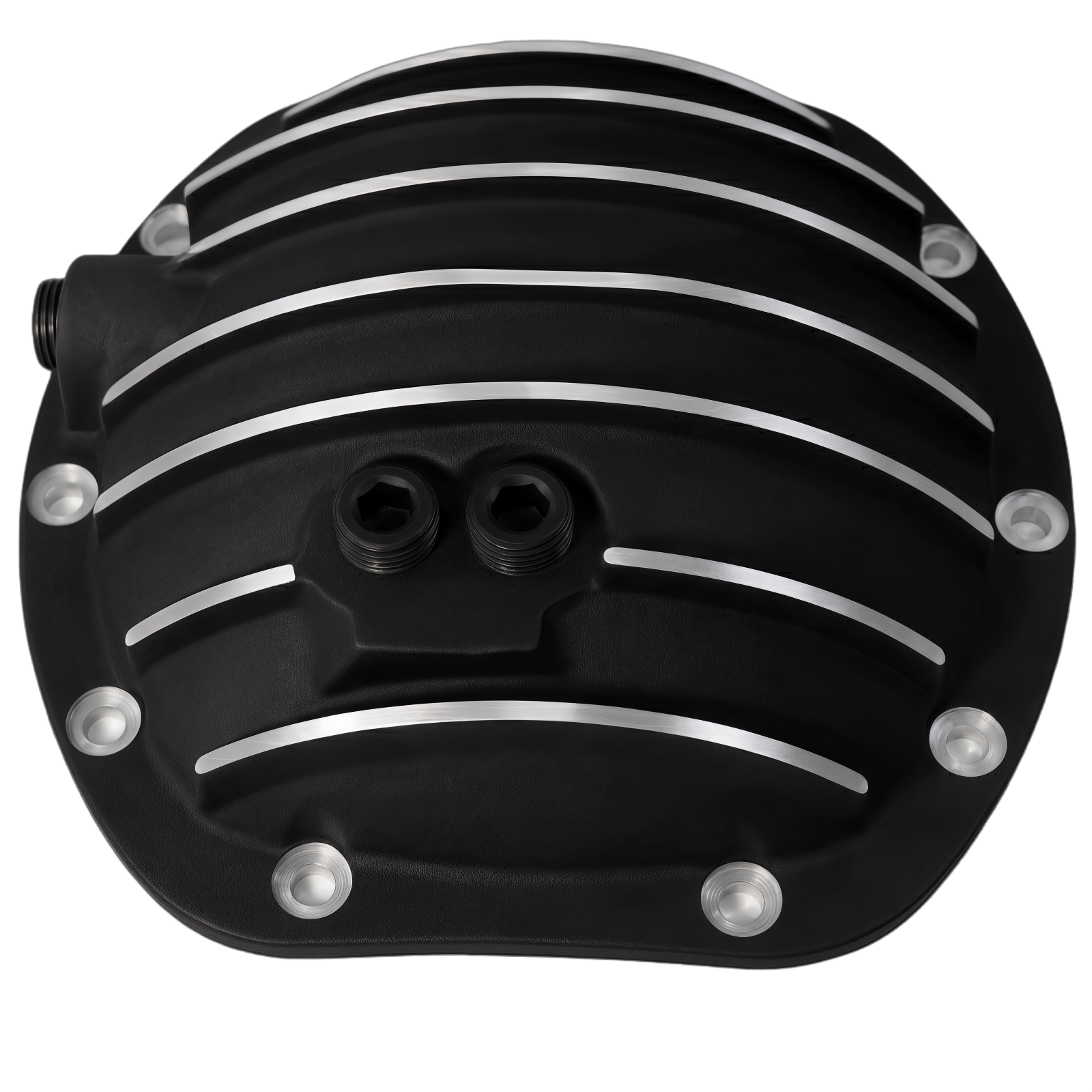 Haytalras Rear Differential Cover with Gasket & Drain Plug For Jeep D25 27 30 10-Bolt Black - product image 2