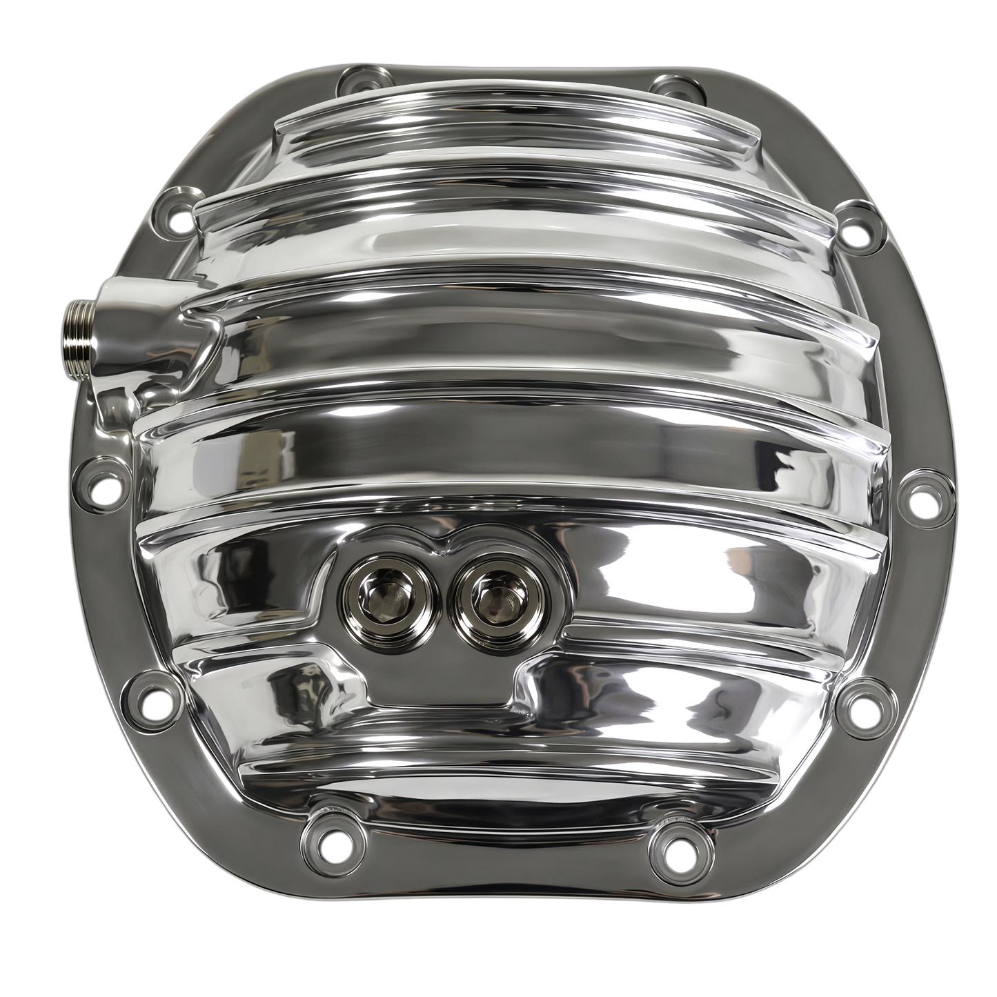 Haytalras Rear Differential Cover with Gasket & Drain Plug For Jeep D25 27 30 10-Bolt Polished - product image 2