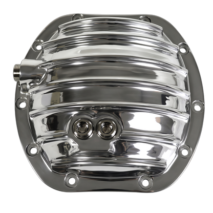 Haytalras Rear Differential Cover with Gasket & Drain Plug For Jeep D25 27 30 10-Bolt Polished - product image 2