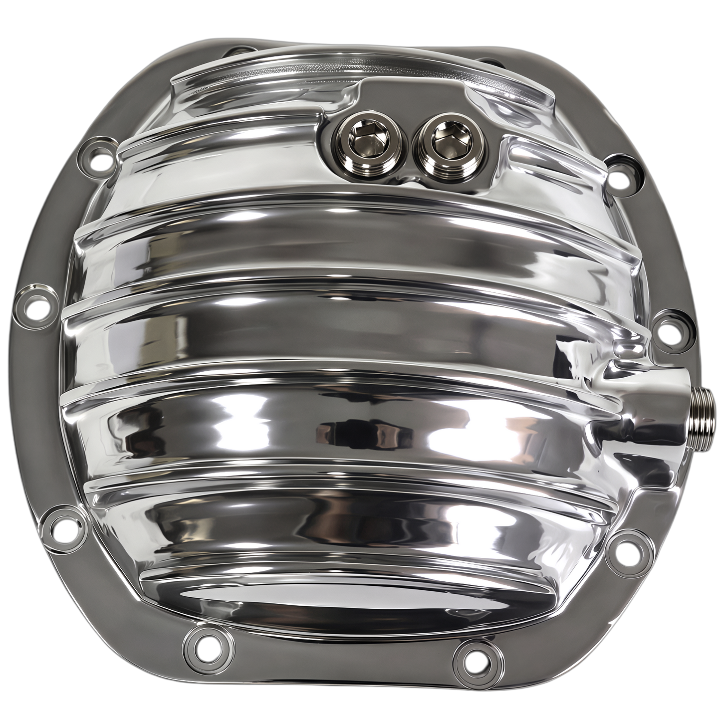 Haytalras Rear Differential Cover with Gasket & Drain Plug For Jeep D25 27 30 10-Bolt Polished - product image 3
