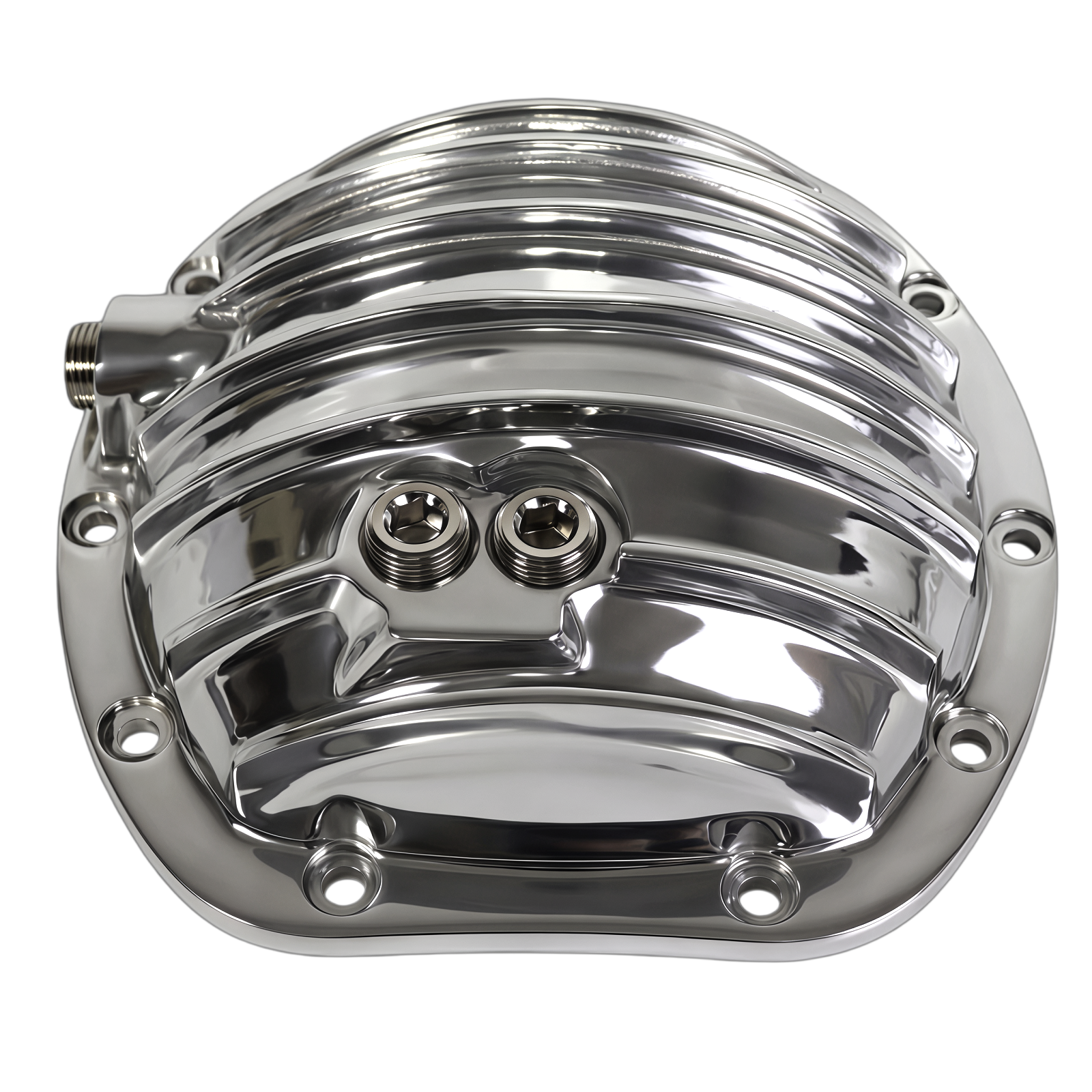 Haytalras Rear Differential Cover with Gasket & Drain Plug For Jeep D25 27 30 10-Bolt Polished - product image 4