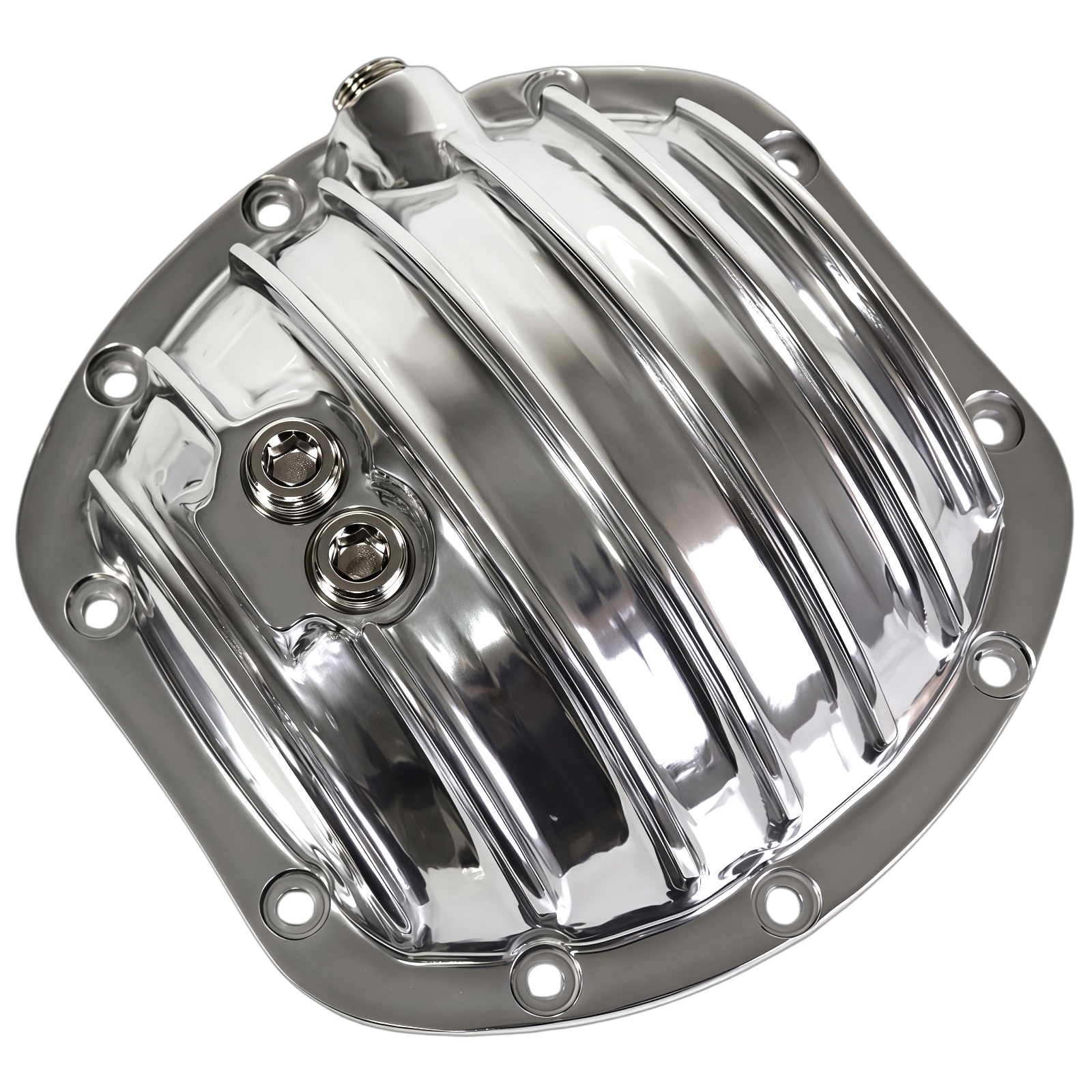 Haytalras Rear Differential Cover with Gasket & Drain Plug For Jeep D25 27 30 10-Bolt Polished - product image 5