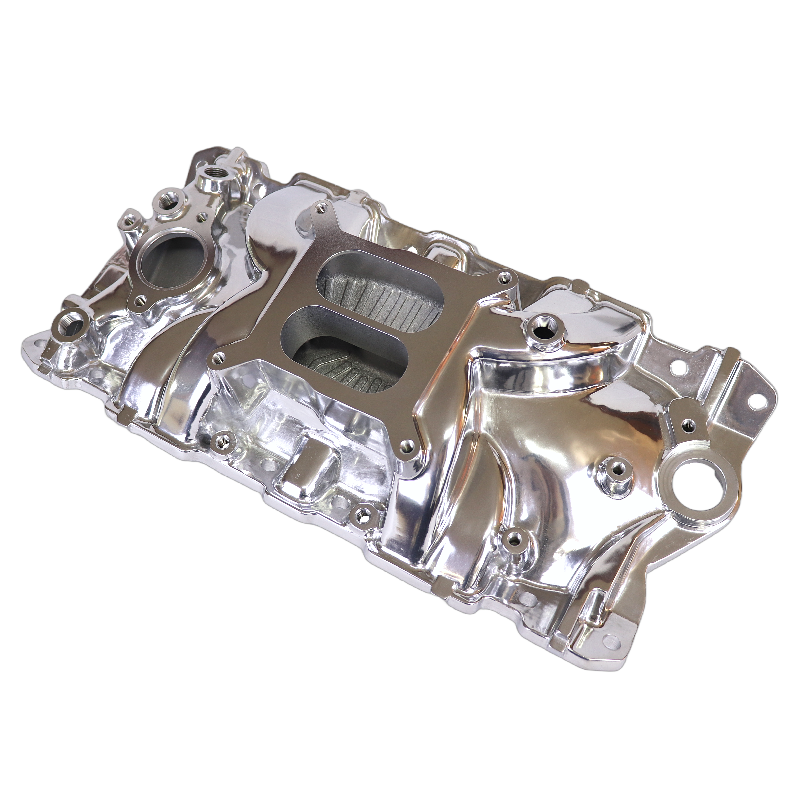 Haytalras 2701 Chevy SBC Low-Rise Dual Plane Square Bore Intake Manifold 1955-1986 262-400