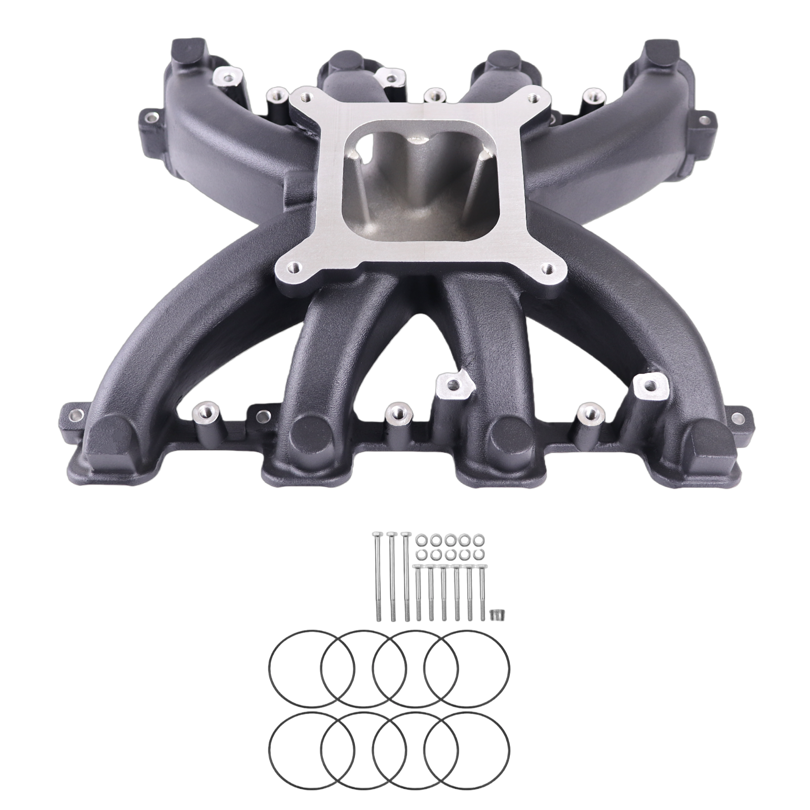 Haytalras 300-131 GM LS3 L92 Rectangle Port Mid-Rise Single Plane 4150 Intake Manifold 6.0L 6.2L