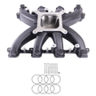 Haytalras 300-131 GM LS3 L92 Rectangle Port Mid-Rise Single Plane 4150 Intake Manifold 6.0L 6.2L