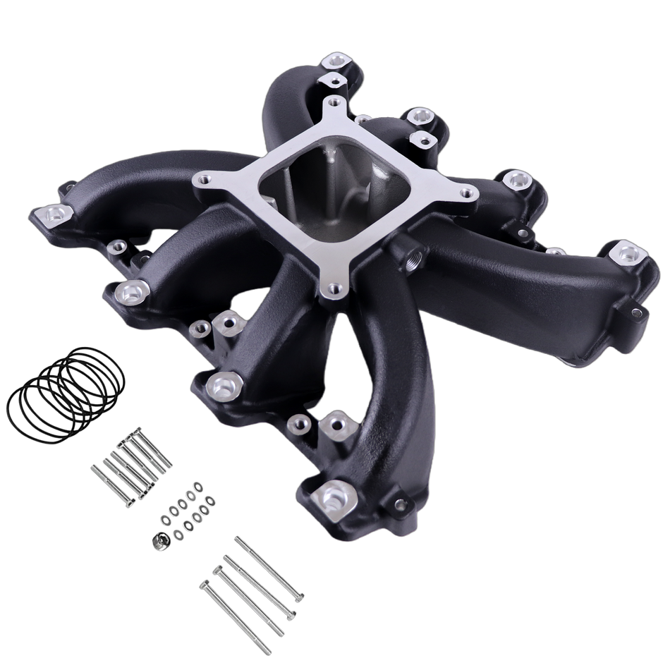 Haytalras 300-137 GM LS1 LS2 LS6 Cathedral Port Mid-Rise Single Plane 4150 EFI Intake Manifold 5.7L 6.0L