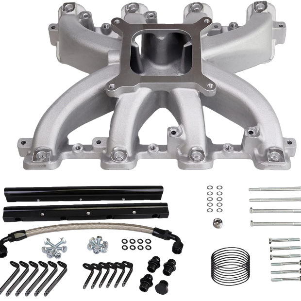 Haytalras 300-137 GM LS1 LS2 LS6 Cathedral Port Mid-Rise Single Plane 4150 EFI Intake Manifold 5.7L 6.0L - view 12