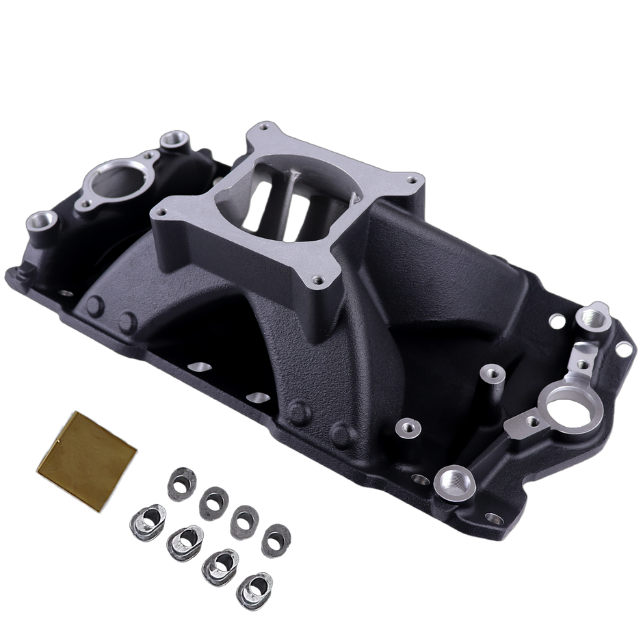 Haytalras 2031 Chevy SBC High-Rise Single Plane Square Bore Intake Manifold 1957-1995 262-400