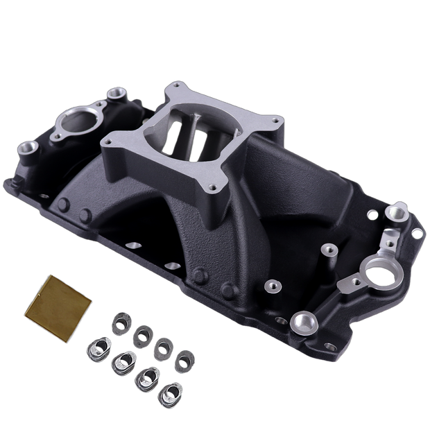 Haytalras 2031 Chevy SBC High-Rise Single Plane Square Bore Intake Manifold 1957-1995 262-400 - view 7