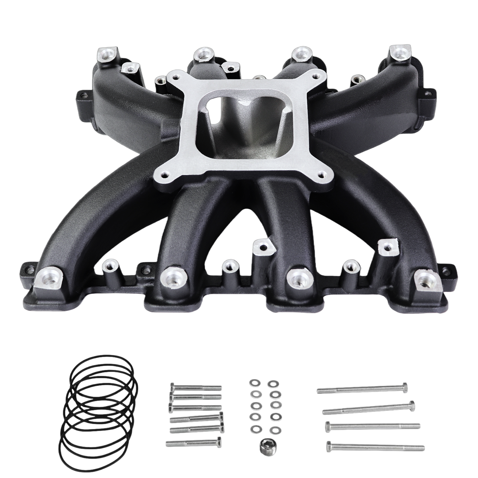 Haytalras 300-136 GM LS3 L92 Rectangle Port Mid-Rise Single Plane 4150 EFI Intake Manifold 6.0L 6.2L