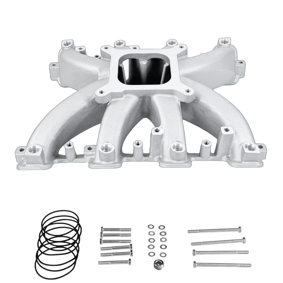 Haytalras 300-136 GM LS3 L92 Rectangle Port Mid-Rise Single Plane 4150 EFI Intake Manifold 6.0L 6.2L