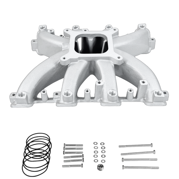 Haytalras Single Plane Mid-Rise EFI Intake Manifold for GM LS3 L92 Rectangle Port 6.2L