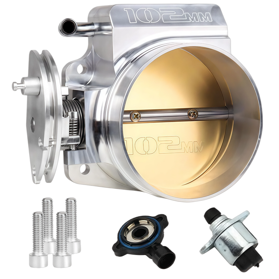 Haytalras 102mm Aluminum 4 Bolt Throttle Body +TPS IAC For GM Gen III LS1 LS2 LS6 LS7 LSX - view 13