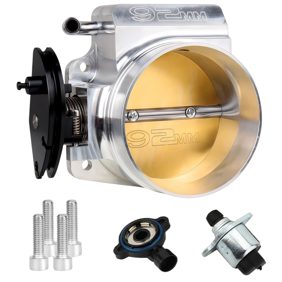 Haytalras 92mm Aluminum 4 Bolt Throttle Body +TPS IAC For GM Gen III LS1 LS2 LS6 LS7 LSX - view 14