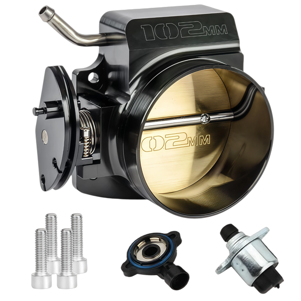 Haytalras 102mm Aluminum 4 Bolt Throttle Body +TPS IAC For GM Gen III LS1 LS2 LS6 LS7 LSX - view 14