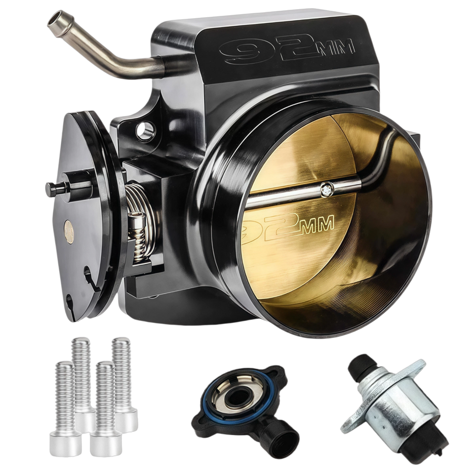 Haytalras 92mm Aluminum 4 Bolt Throttle Body +TPS IAC For GM Gen III LS1 LS2 LS6 LS7 LSX - view 15