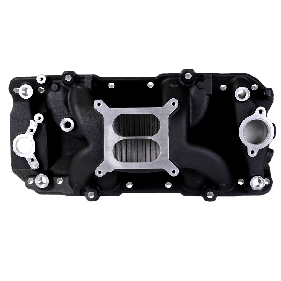 Haytalras 3026 Chevy BBC Air-Gap Dual Plane Oval Port Intake Manifold 1966-2000 396 402 427 454