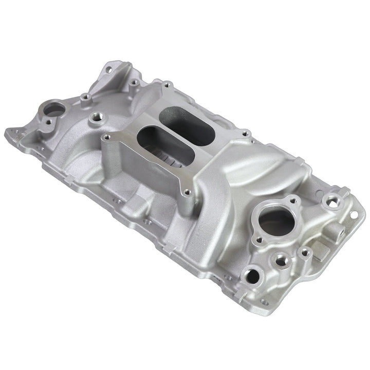 Haytalras SBC Dual Plane Intake Manifold 2701 for Small Block Chevy 262 305 350 400