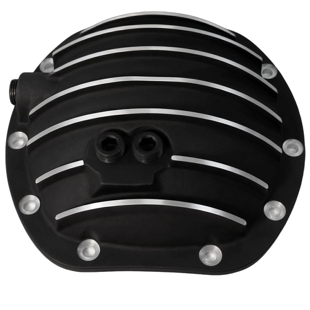 Haytalras Rear Differential Cover with Gasket & Drain Plug For Jeep D25 27 30 10-Bolt Black