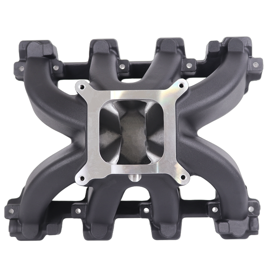 Haytalras 28097 GM LS1 LS2 LS6 Super Victor Carbureted Single Plane 4150 Intake Manifold 5.7L 6.0L Cathedral Port