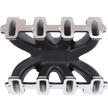 Haytalras 28097 GM LS1 LS2 LS6 Super Victor Carbureted Single Plane 4150 Intake Manifold 5.7L 6.0L Cathedral Port