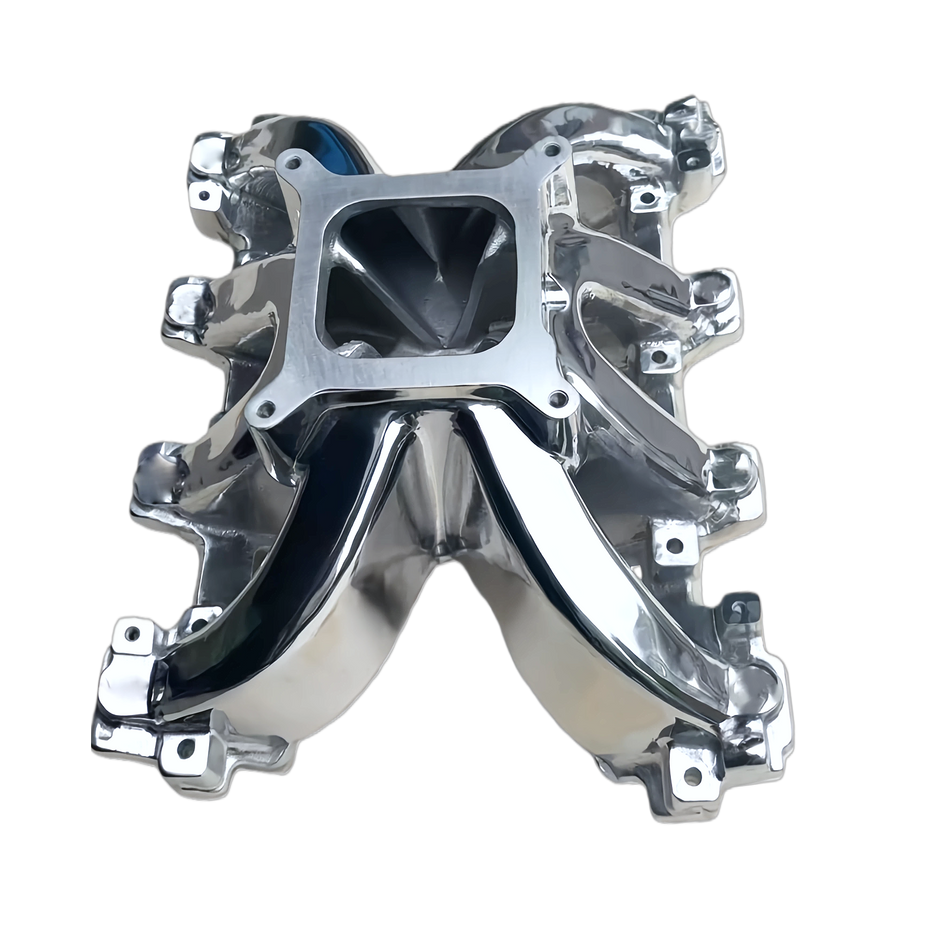 Haytalras 28097 GM LS1 LS2 LS6 Super Victor Carbureted Single Plane 4150 Intake Manifold 5.7L 6.0L Cathedral Port