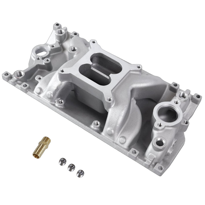 Haytalras Satin Intake Manifold for 1996-2002 5.7L/350 Chevy Small Block Gen I Vortec