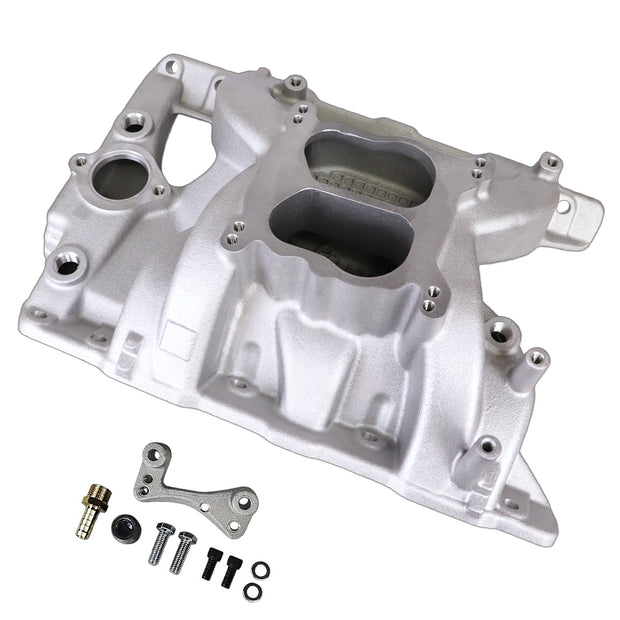 Haytalras Dual Plane Intake Manifold 7156 For Pontiac 65-79 326 350 389 400 455 V8