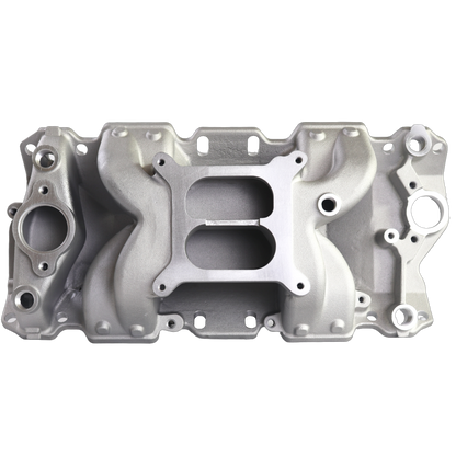 Haytalras SBC Air Gap Dual Plane Intake Manifold 2026 for 262 265 267 283 302 305 307 327 350 400 - product image NaN