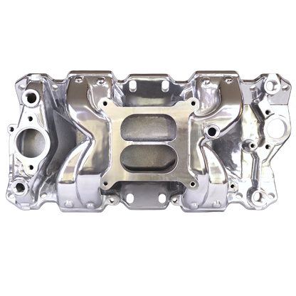 Haytalras SBC Air Gap Dual Plane Intake Manifold 2026 for 262 265 267 283 302 305 307 327 350 400 - product image NaN