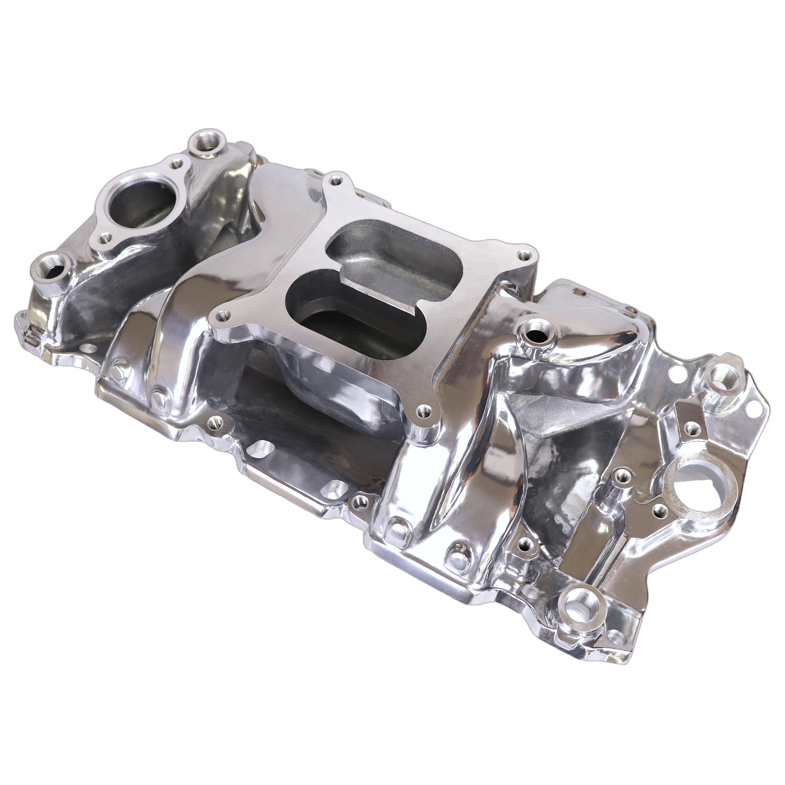 Haytalras SBC Air Gap Dual Plane Intake Manifold 2026 for 262 265 267 283 302 305 307 327 350 400 - product image NaN