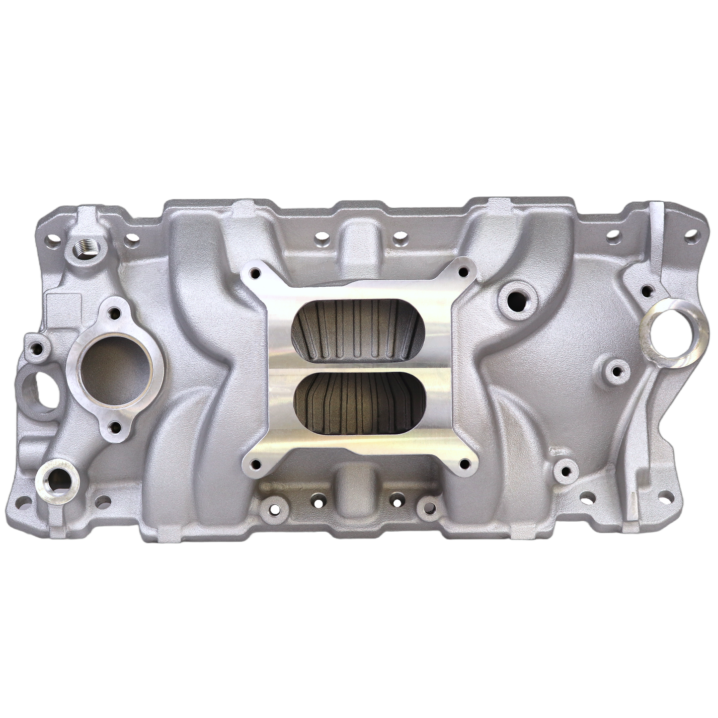 Haytalras SBC Intake Manifold 2703 with Oil Fill Tube for Chevy 262 305 350 400 - product image NaN