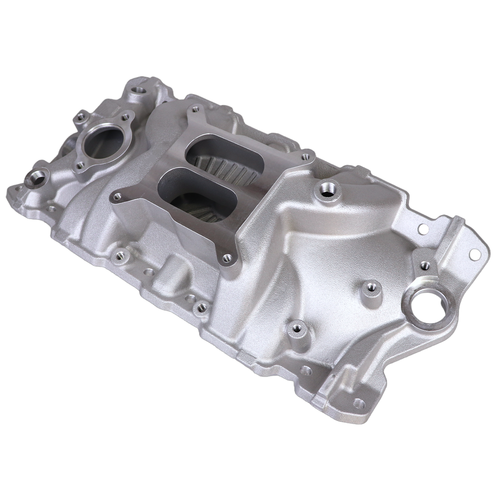 Haytalras SBC Intake Manifold 2703 with Oil Fill Tube for Chevy 262 305 350 400 - product image NaN