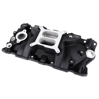 Haytalras SBC Intake Manifold 2703 with Oil Fill Tube for Chevy 262 305 350 400 - product image NaN