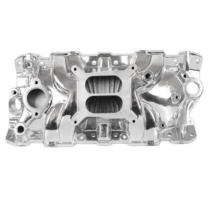 Haytalras SBC Intake Manifold 2703 with Oil Fill Tube for Chevy 262 305 350 400 - product image NaN